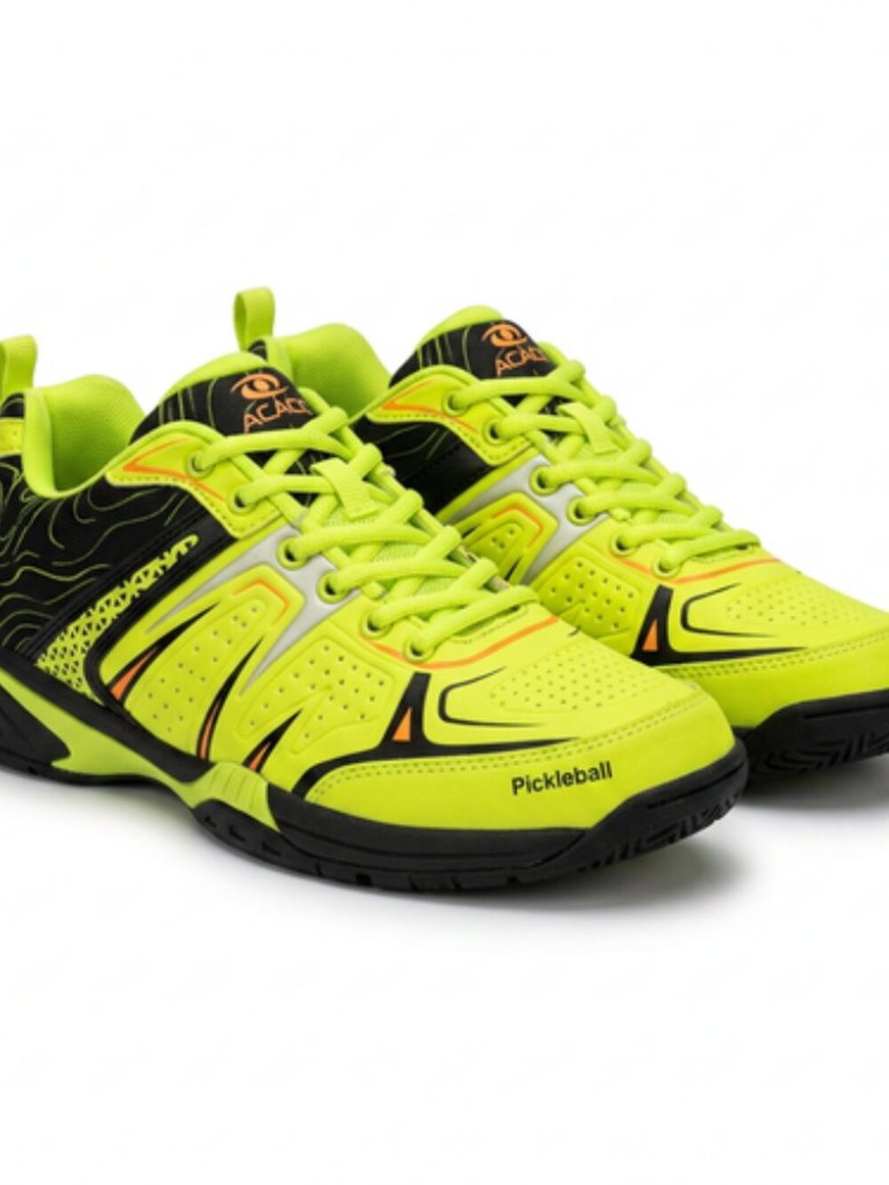 Acacia Men's Sz 8.5 "TAILLE" Signature Edition Neon Yellow Pickleball Sneakers
